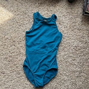 Balera Teal Sleeveless Leotard